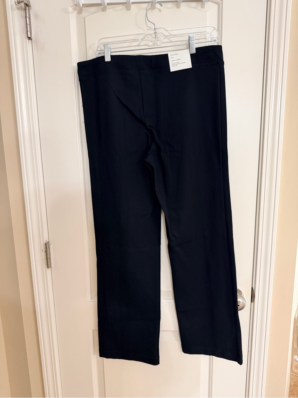 Calvin Klein Black Straight-Leg Women's Trousers